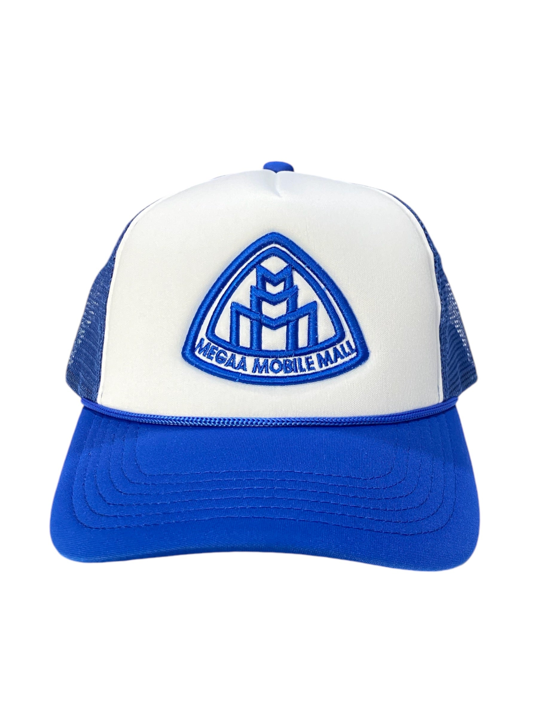 Triple M Logo Trucker - Sky Blue front view 