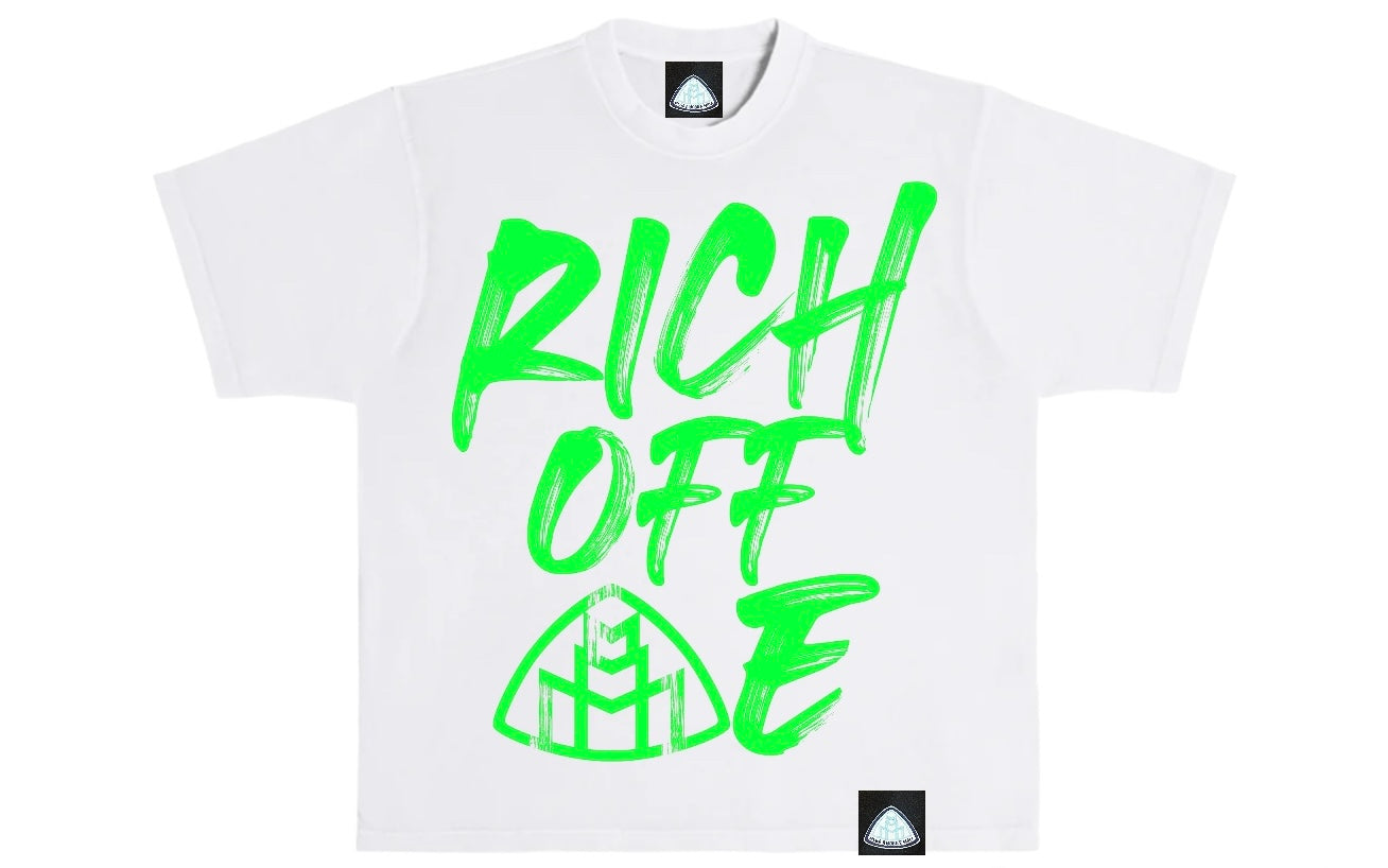 Rich Off Me White T- Shirts