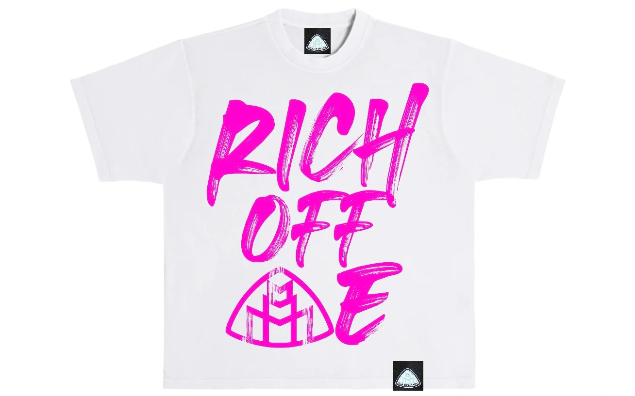 Rich Off Me White T- Shirts