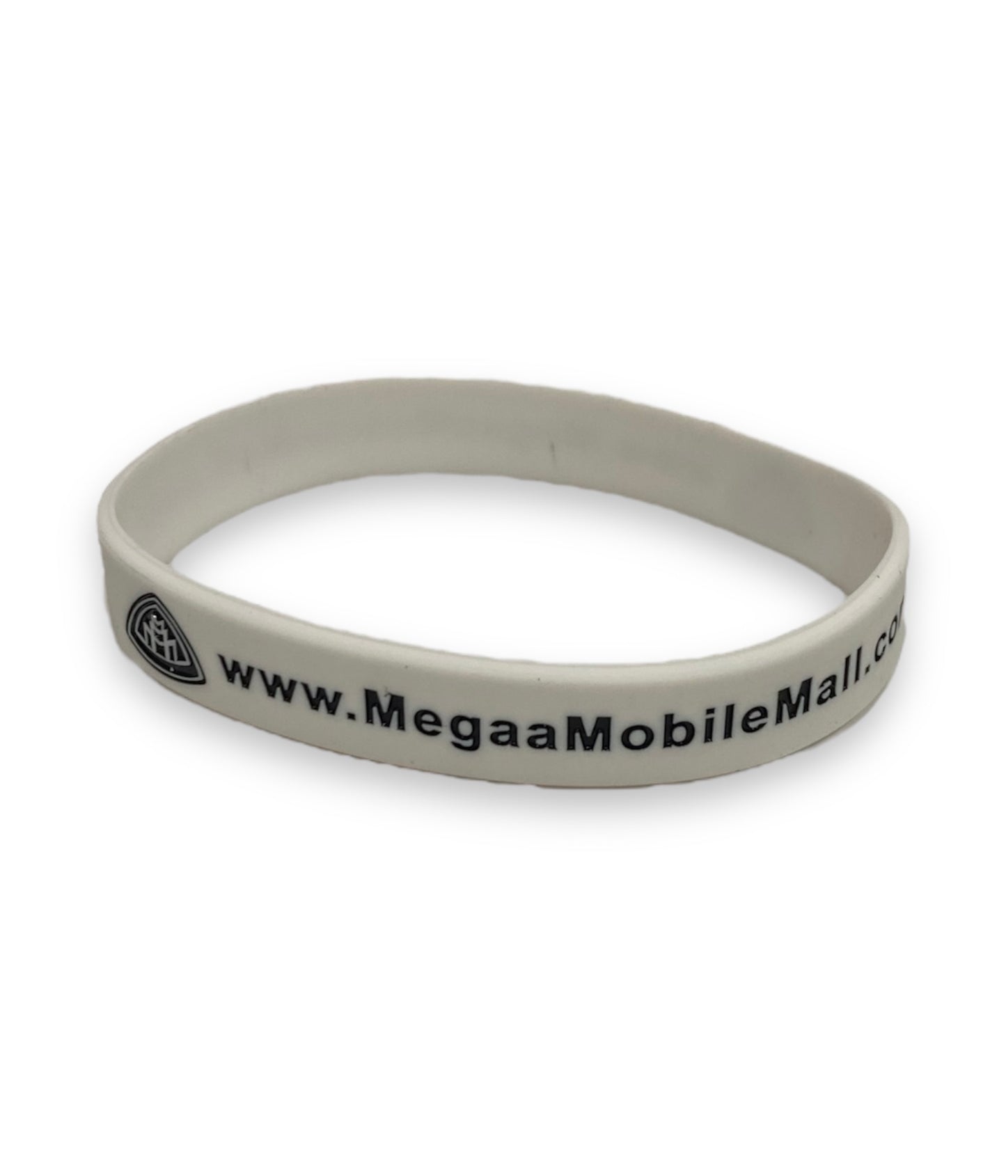 MegaaMobileMall triple m Wrist Band - white