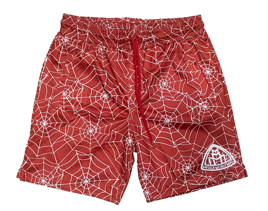 Red Spider Mesh Shorts