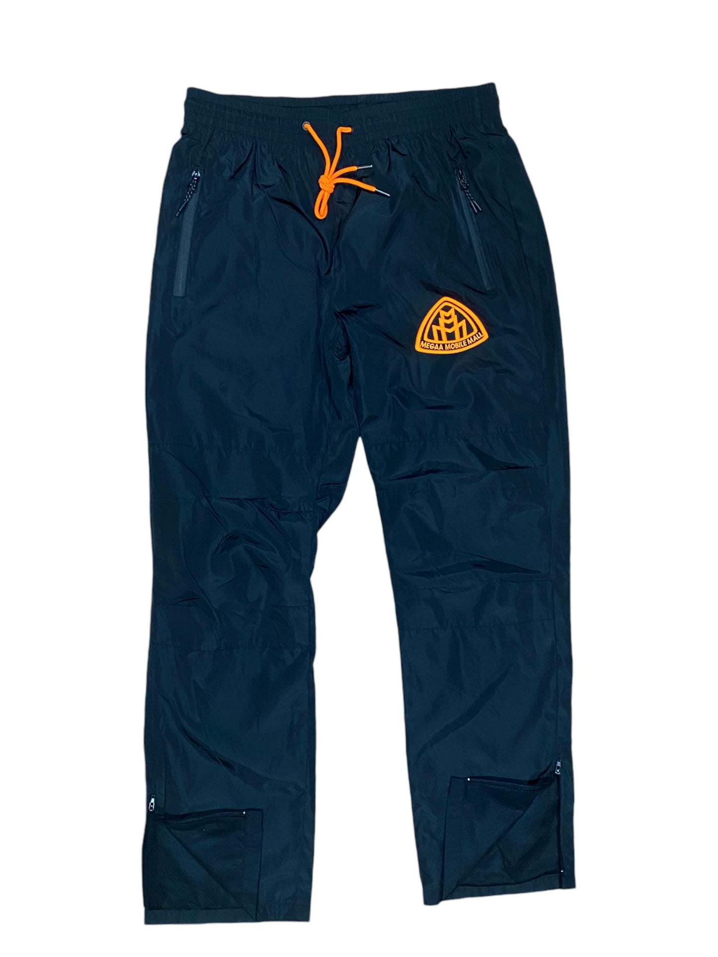 Triple M Orange Tracksuit pants front view